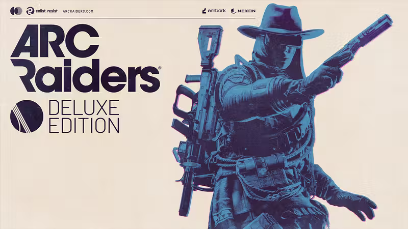 A blue print-style figure beside the logo and the words Deluxe Edition.